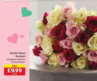 Aldi Double Dozen Bouquet offer