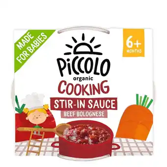 Morrisons Piccolo organic bolognese sauce offer