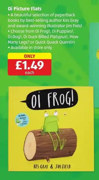 Aldi Oi Picture Flats offer