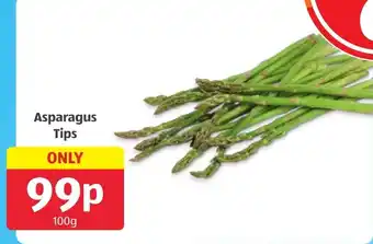 Aldi Asparagus Tips 100g offer