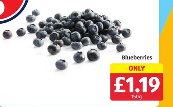 Aldi Blueberries 150g offer