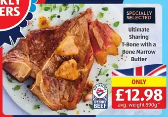 Aldi Ultimate Sharing T-Bone with a Bone Marrow Butter 590g offer