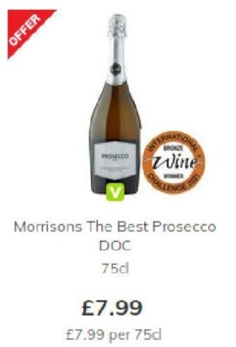 Morrisons Morrisons The Best Prosecco DOC offer