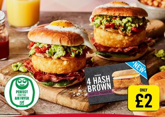 Iceland 4 Hash Brown Quarter Pounders offer