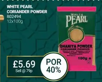 Bestway White Pearl Coriander Powder 12x100g offer