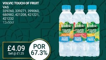 Bestway Volvic Touch of Fruit 12x50cl offer
