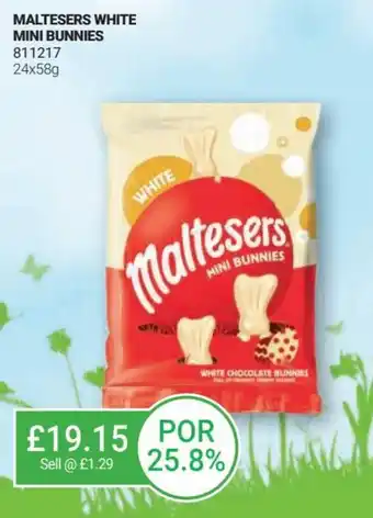 Bestway Maltesers White Mini Bunnies 24x58g offer