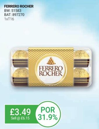 Bestway Ferrero Rocher offer