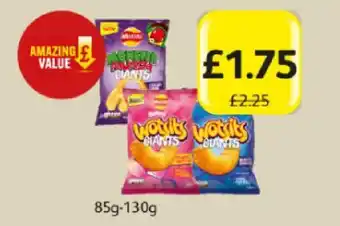 Londis Wotsits Giants 85-130g offer