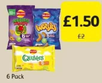 Londis Monster Munch, Wotsits , Quavers 6 Pack offer