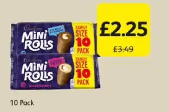 Londis Cadbury Mini Rolls 10 Pack offer
