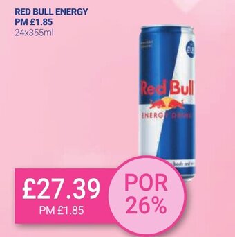 Bestway Red Bull Energy 24x355ml offer