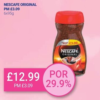 Bestway Nescafe Original 6x95g offer