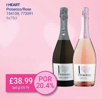 Bestway I Heart Prosecco/Rose offer