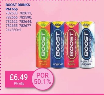 Bestway Boost Drinks 24x250ml offer