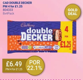 Bestway Cad Double Decker 8x4Pack offer