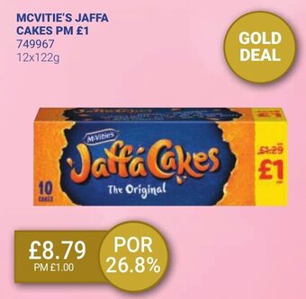 Bestway Mcvities Jaffa Cakes 12x122g offer
