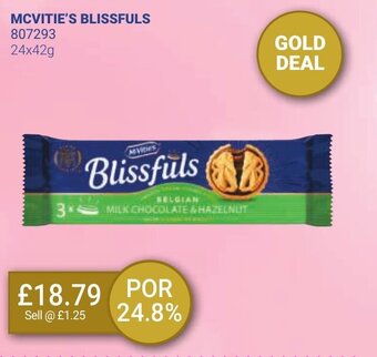 Bestway Mcvities Blissfuls 24x42g offer