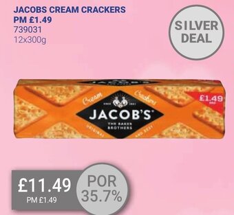 Bestway Jacobs Cream Crackers 12x300g offer