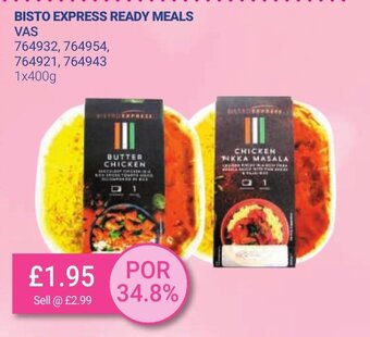 Bestway Bisto Express Ready Meals 1x400g offer
