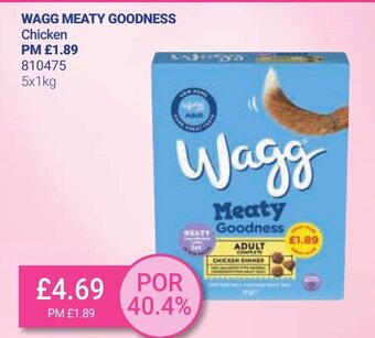Wagg Meaty Goodness Chicken 5x1kg