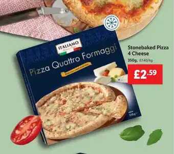 Lidl Stonebaked pizza 4 cheese offer