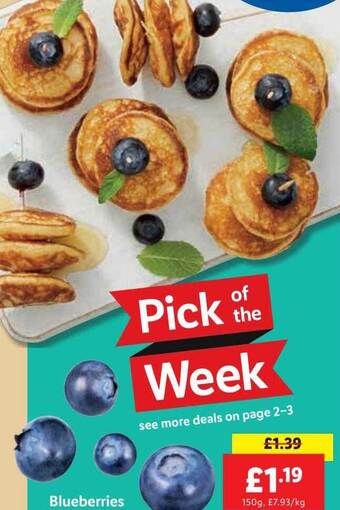 Lidl Blueberries offer
