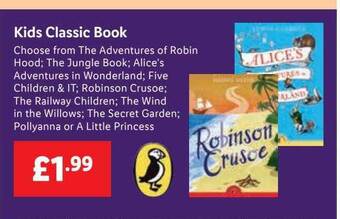 Lidl Kids classic book offer