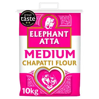 Tesco Elephant atta medium chapatti flour 10kg offer