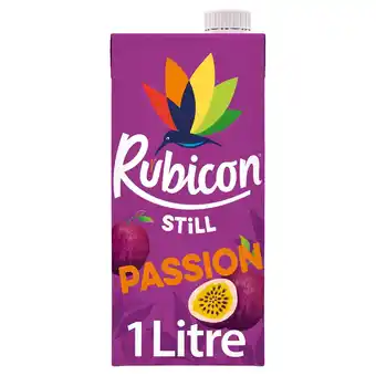 Tesco Rubicon passion fruit juice drink 1ltr offer