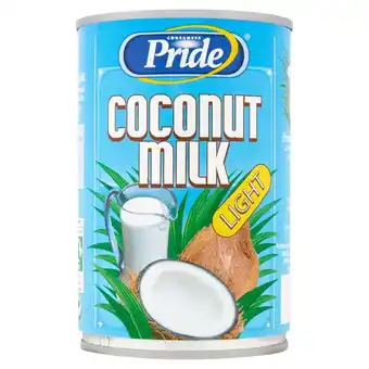 Tesco Pride coconut milk light 400ml offer