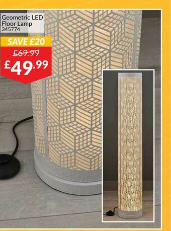 Geometric Led Floor Lamp