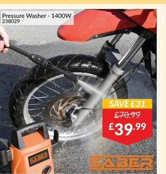 The Range Pressure Washer - 1400W offer