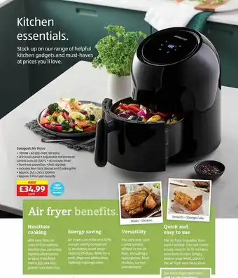 Aldi Compact air fryer offer