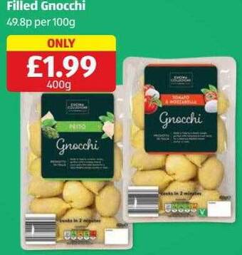 Aldi Filled gnocchi offer