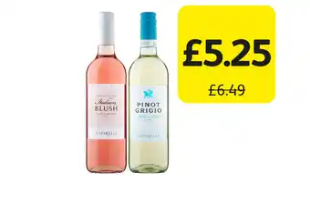 Londis Caparelli italian blush, pinot grigio offer
