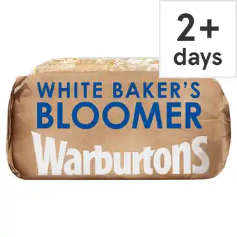 Tesco Warburtons white bakers bloomer 800g offer