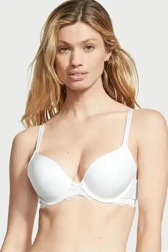 Victoria's Secret Victoria's secret white lace wing lightly lined full cup bra offer
