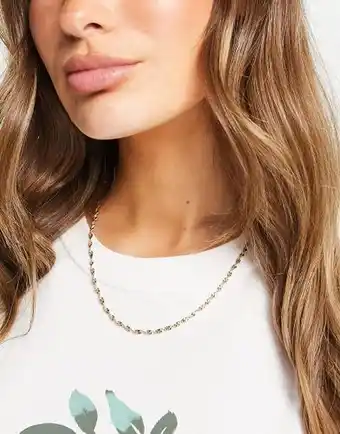 ASOS Miss selfridge twisted chain necklace-gold offer