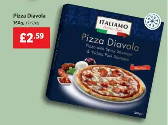 Lidl Pizza Diavola 360g offer