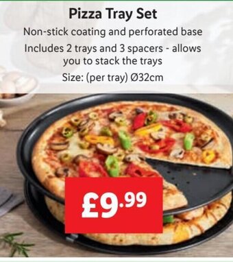 Lidl Pizza Tray Set offer