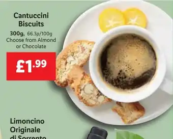 Lidl Cantuccini Biscuits 300g Almond or Chocolate offer