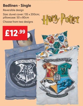 Lidl Bedlinen - Single Reversible Design offer