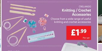 Lidl Crelando Knitting / Crochet Accessories offer