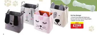 Aldi Pet Toy Storage offer