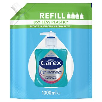 Tesco Carex handwash original refill 1 litre offer