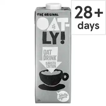 Tesco Oatly oat drink barista edition 1 litre offer