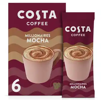 Tesco Costa coffee millionaires mocha 6x23g offer