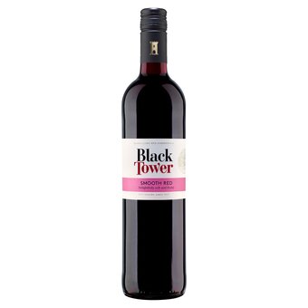 Tesco Black tower smooth red 750ml offer