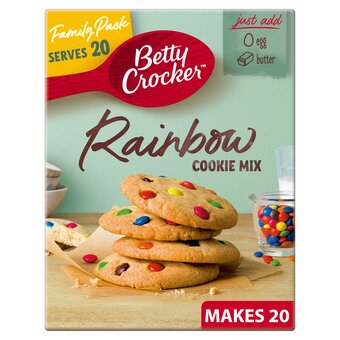 Tesco Betty crocker rainbow cookie 495g offer